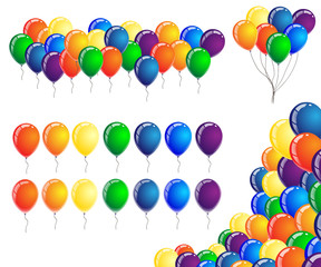 Colorful balloon background