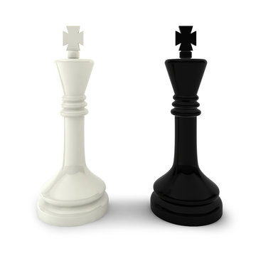 Two chess kings