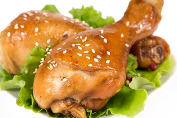 Fried chicken legs
