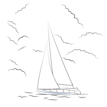 Boat sketch