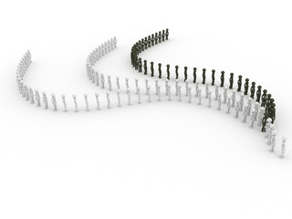 People wait in line #5