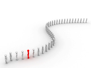 People wait in line  #3