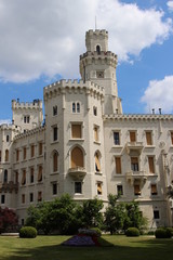 Hluboka castle in the Czech Republic