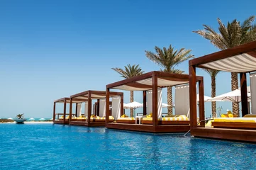 Selbstklebende Fototapete Dubai Luxus-Ort-Resort