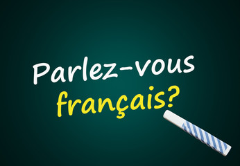 Parlez-vous fran&ccedil;ais? (&eacute;cole, langue, tableau)