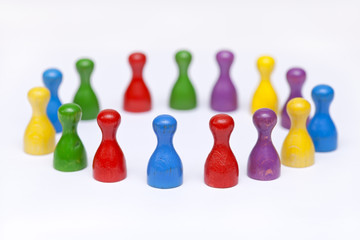 Konzept: Gemeinschaft, Akzeptanz, Gesellschaft