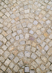 paving stones on the old road