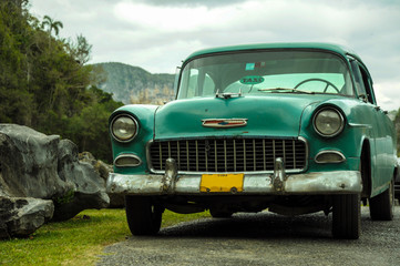 old car on street in Havana