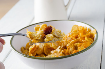 Cornflake Breakfast Setting