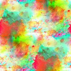sunlight seamless abstract art green, red texture, watercolor wa