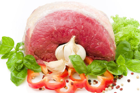 raw beef