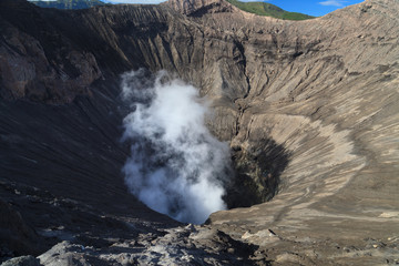Creater of Bromo vocalno, East Java, Indonesia