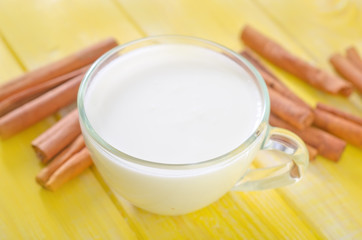milk with cinnamon
