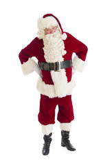 Santa Claus Standing With Hands On Hips