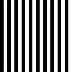 Printed kitchen splashbacks Vertical stripes Black and White Striped Background