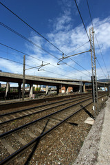 Obraz premium Binari del treno