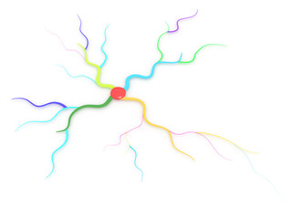 Color map of the mind #1