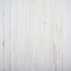 Fototapeta na wymiar Vintage biały drewniane tle widok z góry tabeli