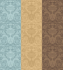 Vintage seamless pattern baroque