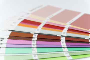 farbkarten verschiedene