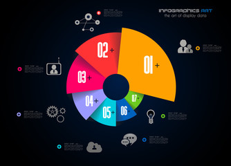 Infographics concept to display your data