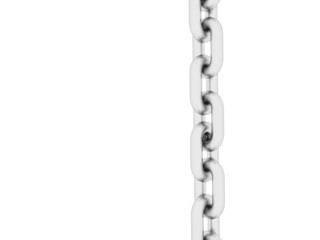 Chain rendered isolated