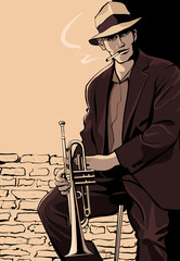 Joueur de trompette