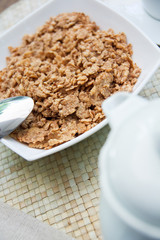 cereal breakfast at the morning 