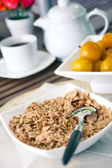 cereal breakfast at the morning 