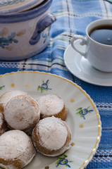 Pastries and Coffee Cup
