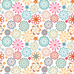 Floral seamless pattern