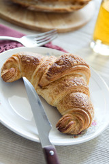 traditional french breakfast 