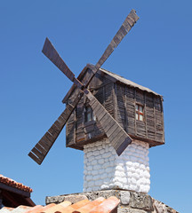 Small windmill in Sozopol, Bulgaria