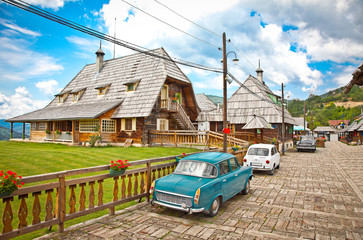 Mecavnik of Drvengrad on Mokra Gora, Serbia.