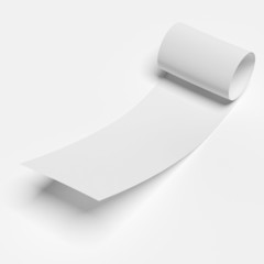 White roll paper