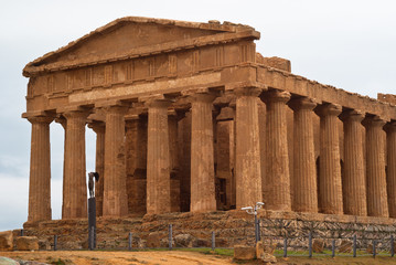 Obraz premium The ruins of Temple of Concordia, Agrigento