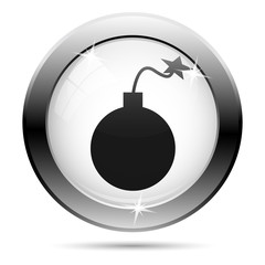 Black and white icon