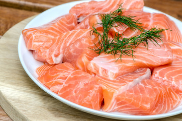 fresh salmon