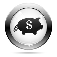 Black and white icon