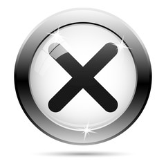 Obraz premium Black and white icon