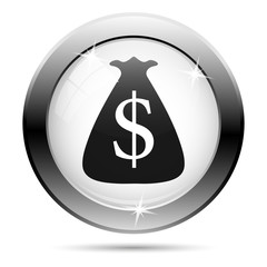 Black and white icon