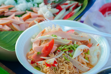 Thai spicy seafood