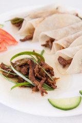 Fresh spring roll, Chinese food.