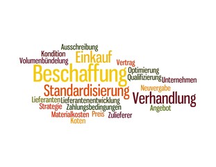 Wortwolke Beschaffung