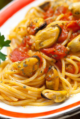 Pasta e cozze - Pasta and mussels