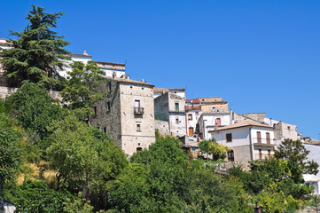 Fototapeta na wymiar Panoramiczny widok Alberona. Puglia. Włochy.