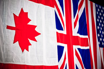 United States and United Kingdom flag