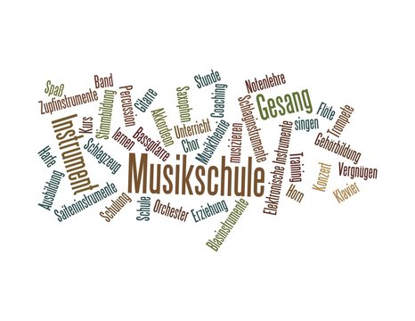 Wortwolke "Musikschule"
