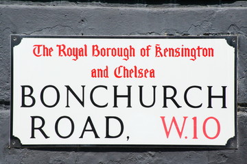 Bonchurch Road street sign