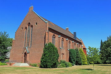 Fototapeta na wymiar St. Marien-Kirche in Handorf (1854, Niedersachsen)